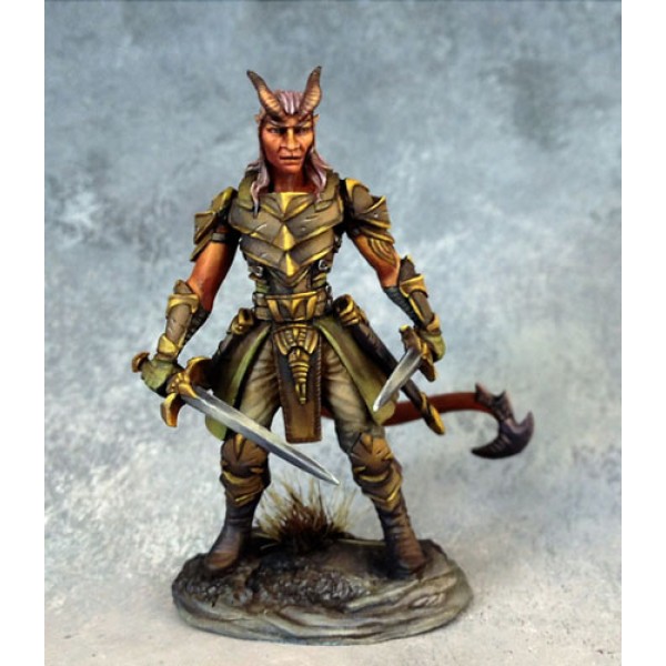 Dark Sword Miniatures - Visions in Fantasy - Male Demonkin Rogue