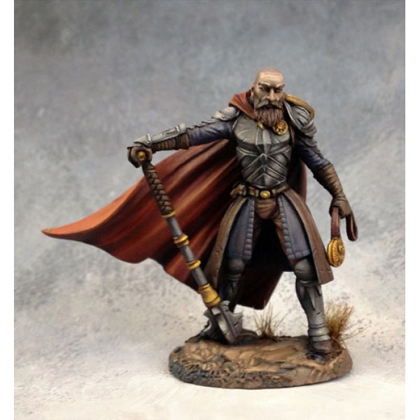 Dark Sword Miniatures - Visions in Fantasy - Male Cleric w/ Mace
