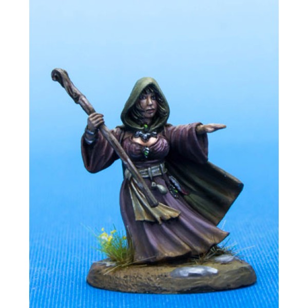 Dark Sword Miniatures - Visions in Fantasy - Female Halfling Mage w/ Staff