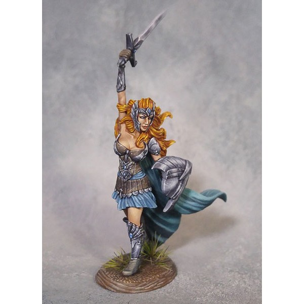 Dark Sword Miniatures - Visions in Fantasy - Female Warrior w/ Sword & Shield