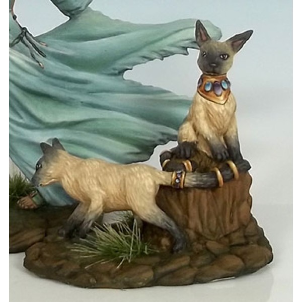 Dark Sword Miniatures - Stephanie Law Masterworks - Cat Pack - Cats x 7