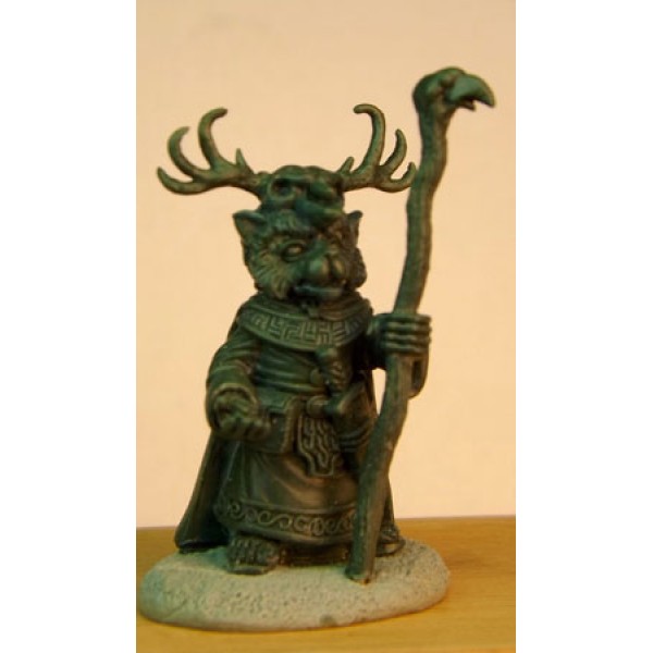 Dark Sword Miniatures - Critter Kingdoms - Raccoon Druid w/ Staff