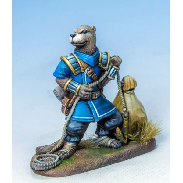 Dark Sword Miniatures - Critter Kingdoms - Otter Rogue with Loot
