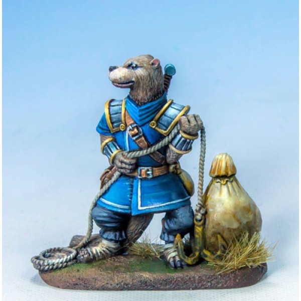 Dark Sword Miniatures - Critter Kingdoms - Otter Rogue with Loot