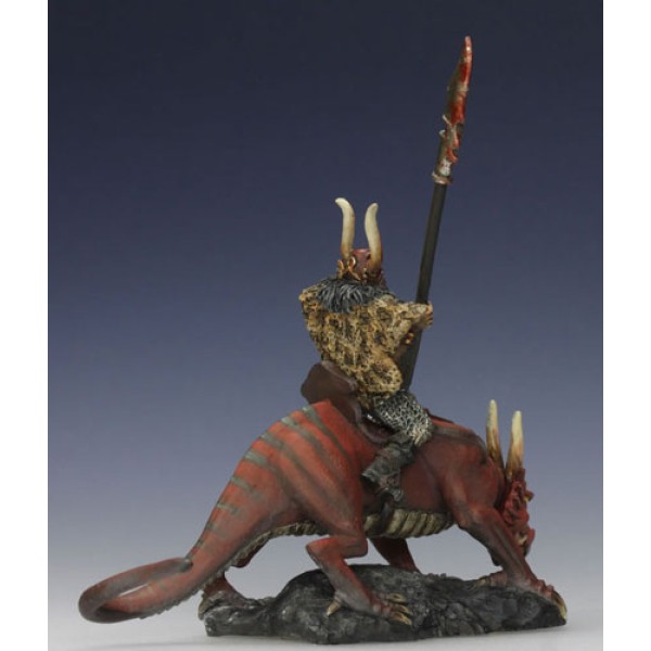 Dark Sword Miniatures - Elmore Masterworks - Chaos Warrior on Lizard Mount