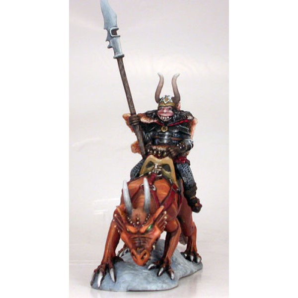 Dark Sword Miniatures - Elmore Masterworks - Chaos Warrior on Lizard Mount