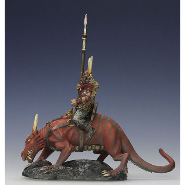 Dark Sword Miniatures - Elmore Masterworks - Chaos Warrior on Lizard Mount