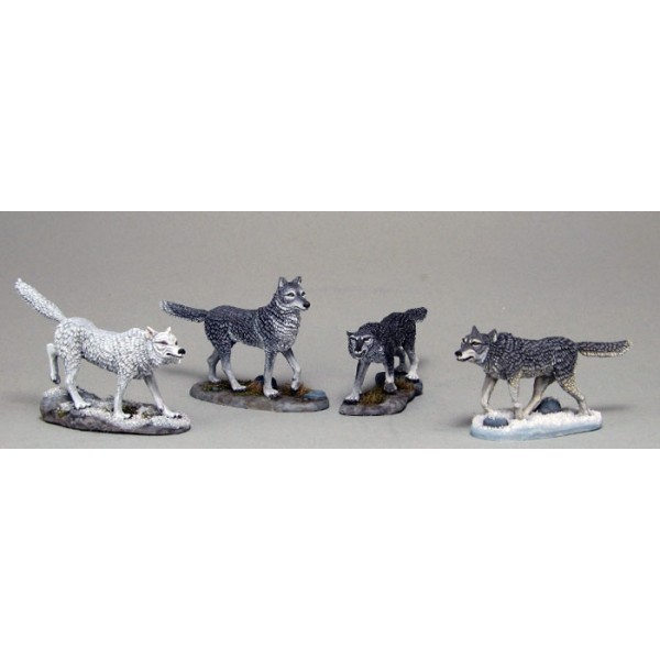 Dark Sword Miniatures - George R. R. Martin Masterworks - Shaggy Dog, Dire Wolf