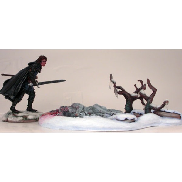 Dark Sword Miniatures - George R. R. Martin Masterworks - Dire Wolf Diorama