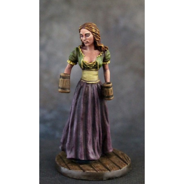 Dark Sword Miniatures - Visions in Fantasy - Female Server with Ale