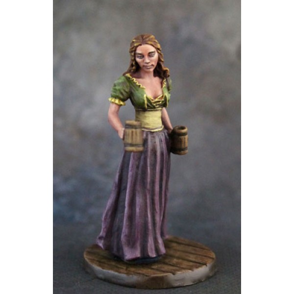 Dark Sword Miniatures - Visions in Fantasy - Female Server with Ale