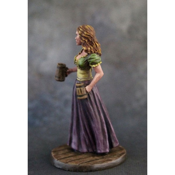 Dark Sword Miniatures - Visions in Fantasy - Female Server with Ale