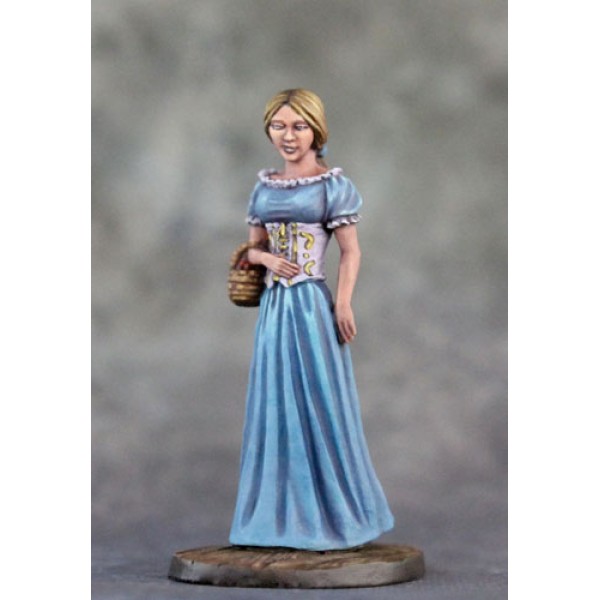 Dark Sword Miniatures - Visions in Fantasy - Female Villager w/ Basket of Eggs