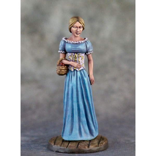 Dark Sword Miniatures - Visions in Fantasy - Female Villager w/ Basket of Eggs