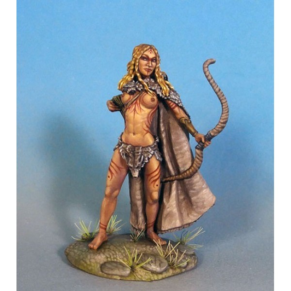 Dark Sword Miniatures - Visions in Fantasy - Female Feral Elf w/ Bow