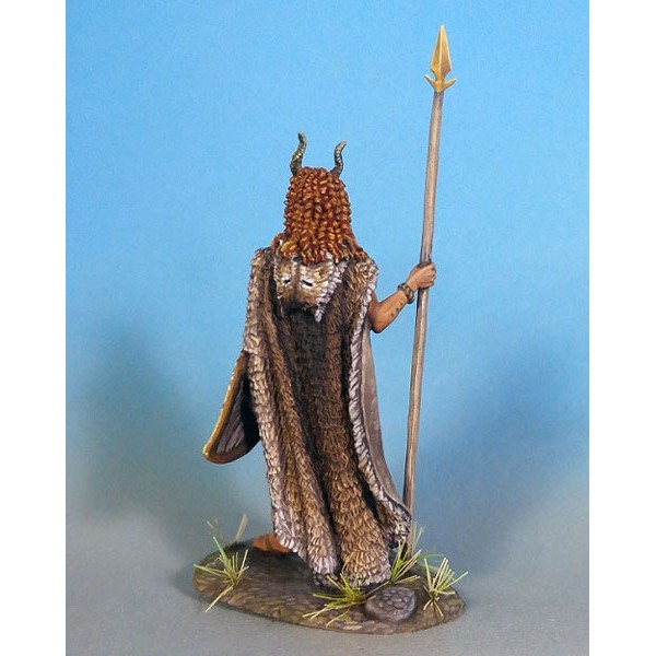 Dark Sword Miniatures - Visions in Fantasy - Male Feral Elf w/ Spear