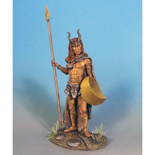 Dark Sword Miniatures - Visions in Fantasy - Male Feral Elf w/ Spear