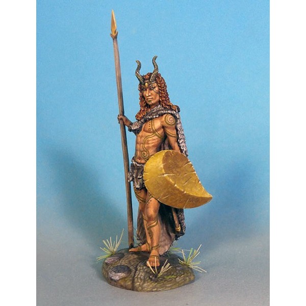 Dark Sword Miniatures - Visions in Fantasy - Male Feral Elf w/ Spear