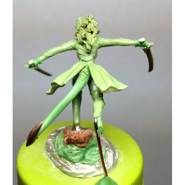 Dark Sword Miniatures - Visions in Fantasy - Female Demonkin Warrior, Dual Wield