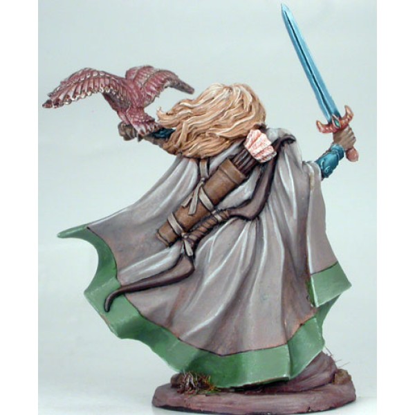 Dark Sword Miniatures - Visions in Fantasy - Female Ranger w/ Falcon & Long Sword