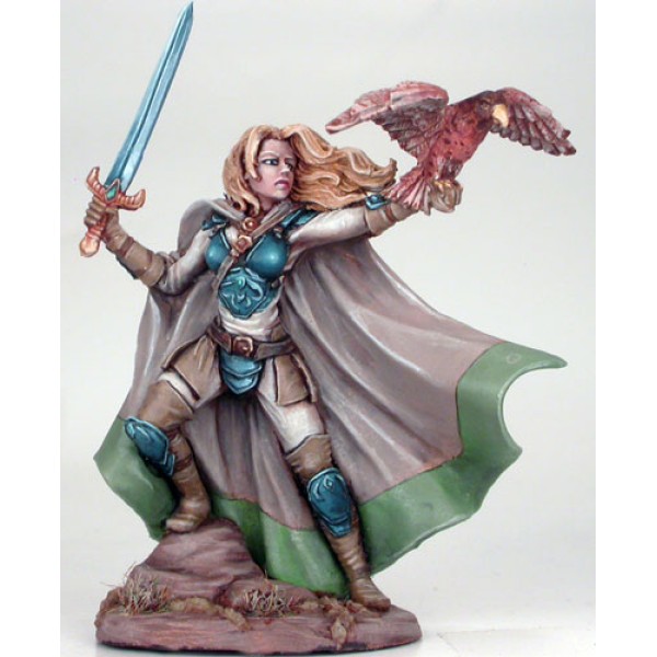 Dark Sword Miniatures - Visions in Fantasy - Female Ranger w/ Falcon & Long Sword