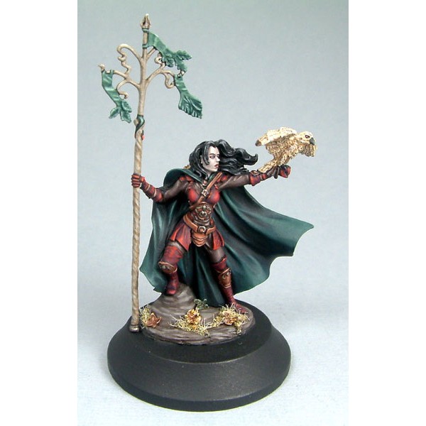 Dark Sword Miniatures - Visions in Fantasy - Female Ranger w/ Falcon & Long Sword