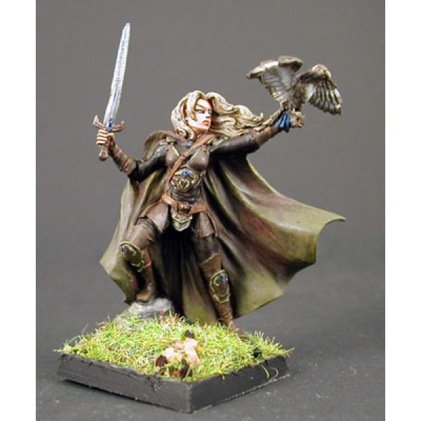 Dark Sword Miniatures - Visions in Fantasy - Female Ranger w/ Falcon & Long Sword