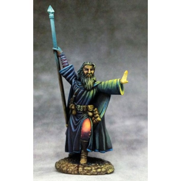 Dark Sword Miniatures - Elmore Masterworks - Male Mage w/ Staff