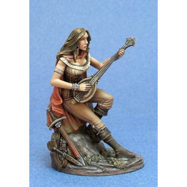 Dark Sword Miniatures - Easley Masterworks - Female Bard w/ Lute