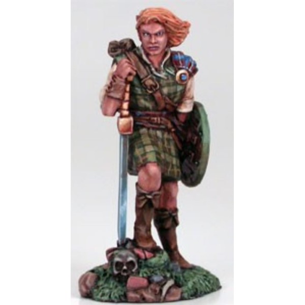 Dark Sword Miniatures - Visions in Fantasy - Young Male Barbarian with Sword Handed Sword
