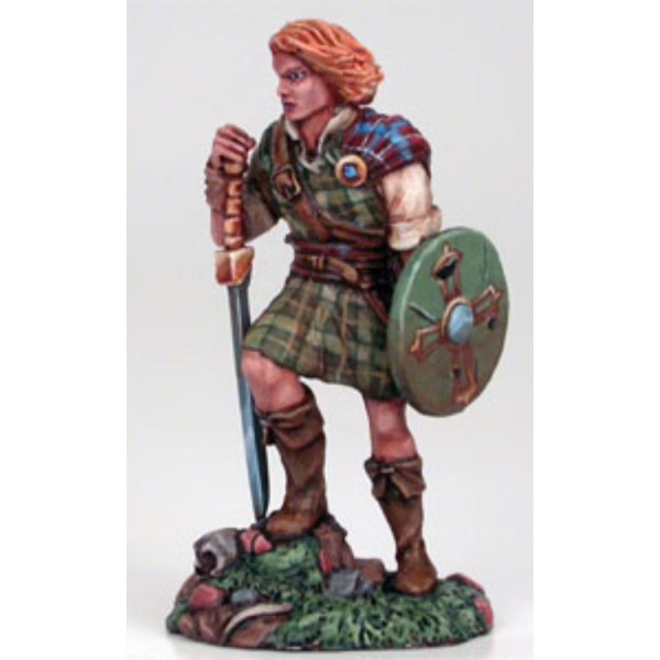 Dark Sword Miniatures - Visions in Fantasy - Young Male Barbarian with Sword Handed Sword