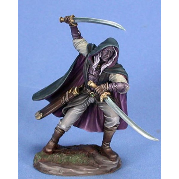 Dark Sword Miniatures - Visions in Fantasy - Male Dark Elf Warrior