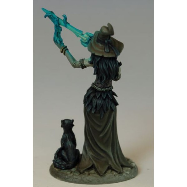 Dark Sword Miniatures - Visions in Fantasy - Witch and Blackcat