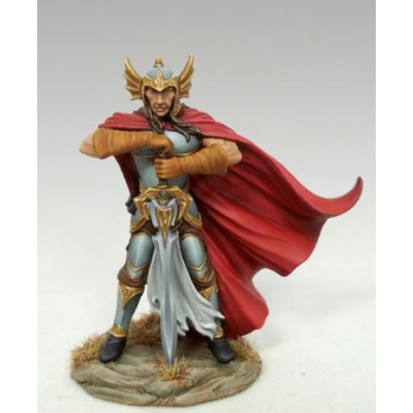 Dark Sword Miniatures - Visions in Fantasy - 10th Anniv Male Fighter w/ Two Handed Dark Sword