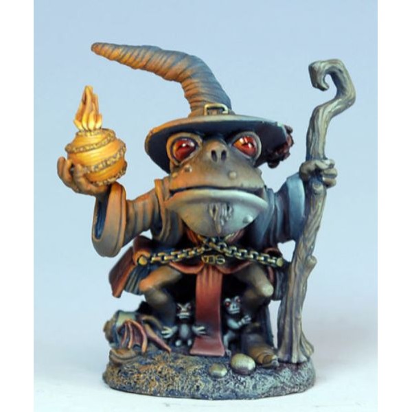 Dark Sword Miniatures - Critter Kingdoms - Frog Wizard