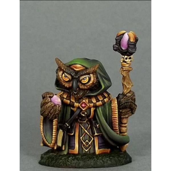 Dark Sword Miniatures - Critter Kingdoms - Owl Mage