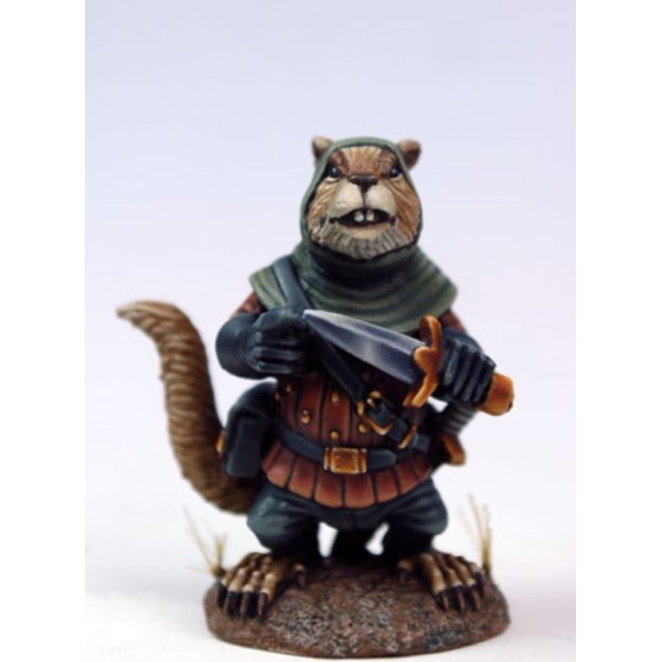 Dark Sword Miniatures - Critter Kingdoms - Chet, Field Squirrel Rogue