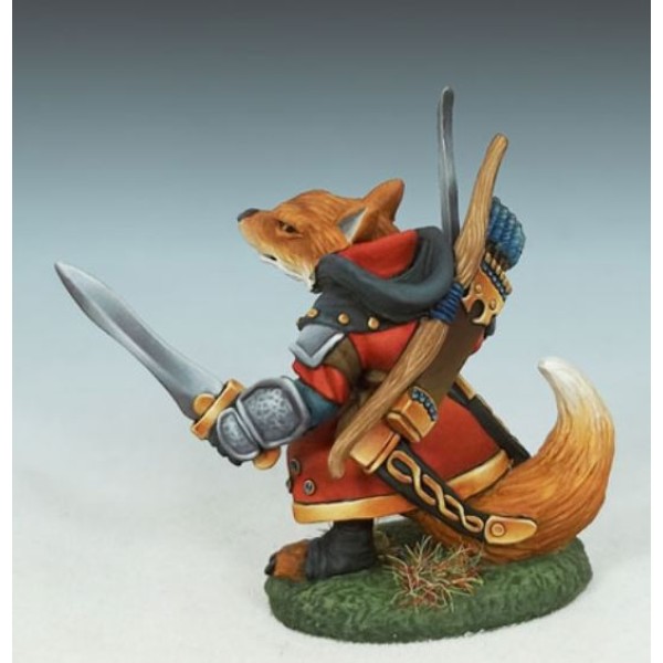 Dark Sword Miniatures - Critter Kingdoms - Fox Dual Wield Warrior