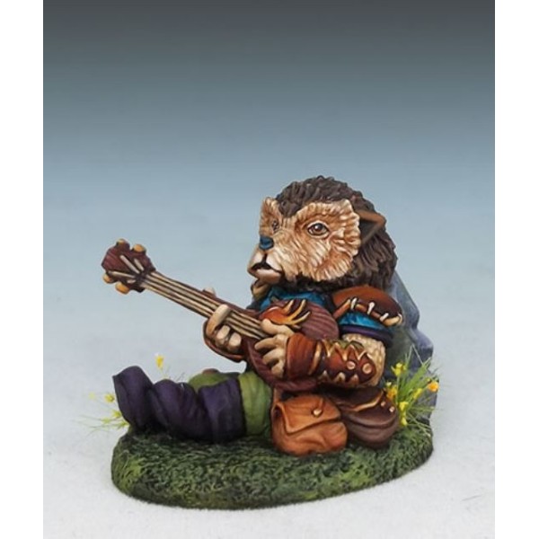 Dark Sword Miniatures - Critter Kingdoms - Hedgehog Bard w/ Lute