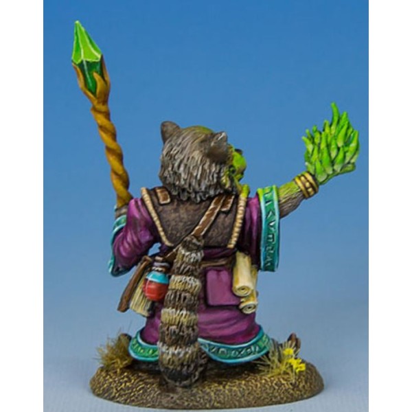 Dark Sword Miniatures - Critter Kingdoms - Raccoon Mage w/ Staff