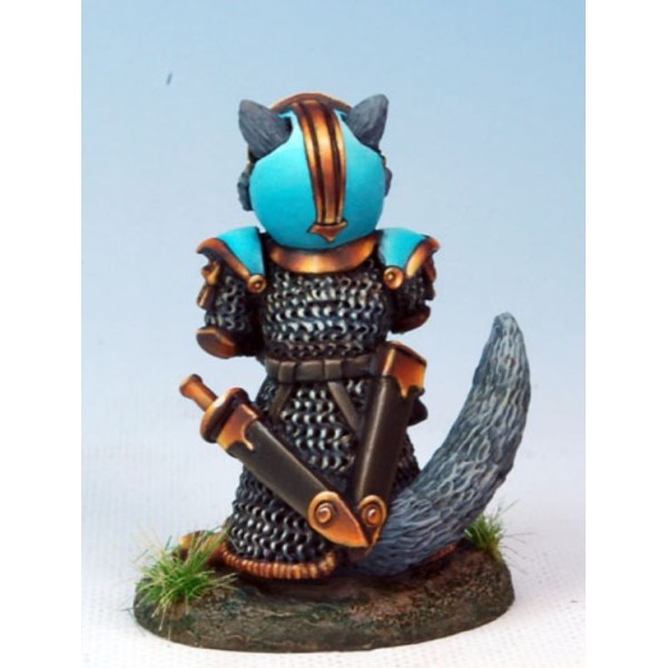 Dark Sword Miniatures - Critter Kingdoms - Nom, Cat Paladin