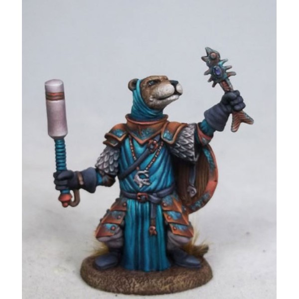 Dark Sword Miniatures - Critter Kingdoms - Harrek, Otter Cleric