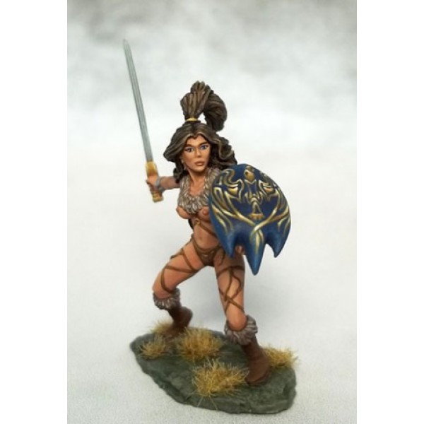 Dark Sword Miniatures - Elmore Masterworks - Amazon Warrior w/ Sword & Shield