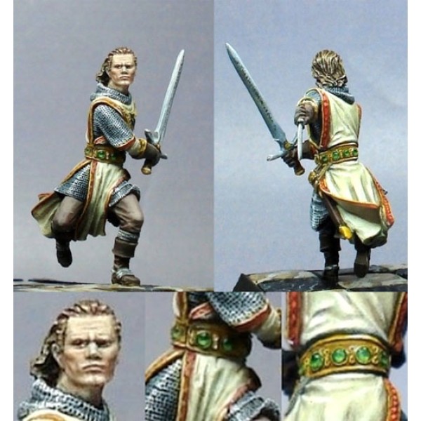 Dark Sword Miniatures - Parkinson Masterworks - Dual Wield Human Knight