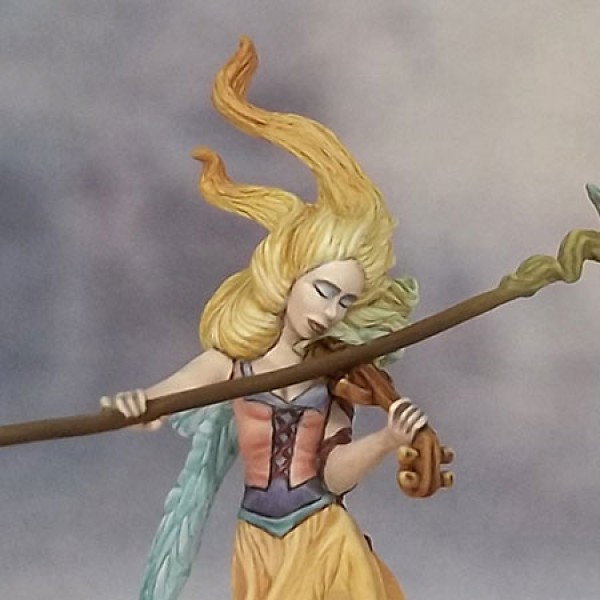 Dark Sword Miniatures - Stephanie Law Masterworks - Page of Wands - Female Fairy w/Critters