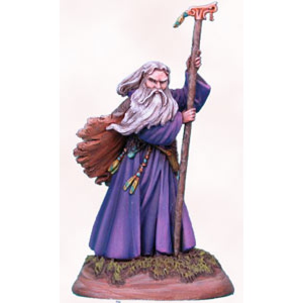 Dark Sword Miniatures - Elmore Masterworks - Wizards Dragon - Male Wizard