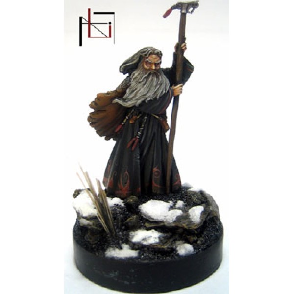 Dark Sword Miniatures - Elmore Masterworks - Wizards Dragon - Male Wizard