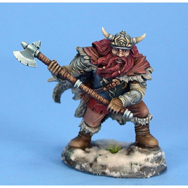 Dark Sword Miniatures - Visions in Fantasy - Male Dwarven Fighter w/ Great Axe