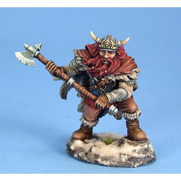 Dark Sword Miniatures - Visions in Fantasy - Male Dwarven Fighter w/ Great Axe