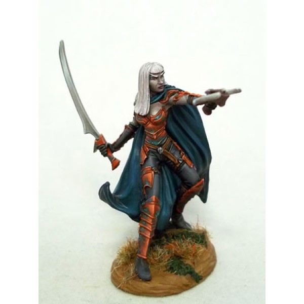 Dark Sword Miniatures - Visions in Fantasy - Female Dark Elf w/ Crossbow